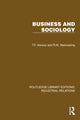 Book cover of: Business and Sociology. By: T. F. Honour