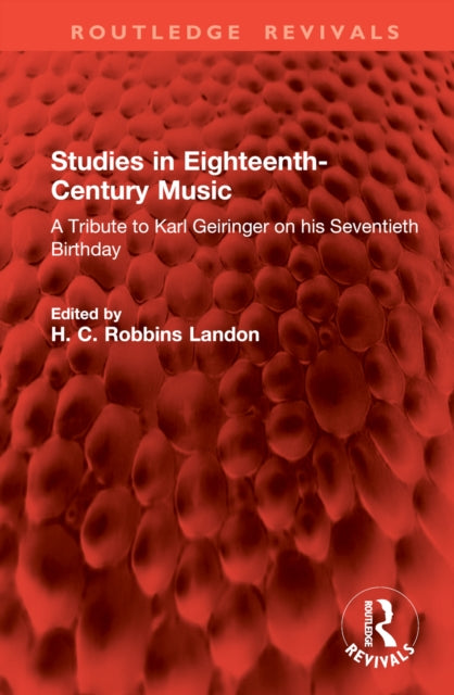 Book cover of: Studies in Eighteenth-Century Music. By: H. C. Robbins Landon