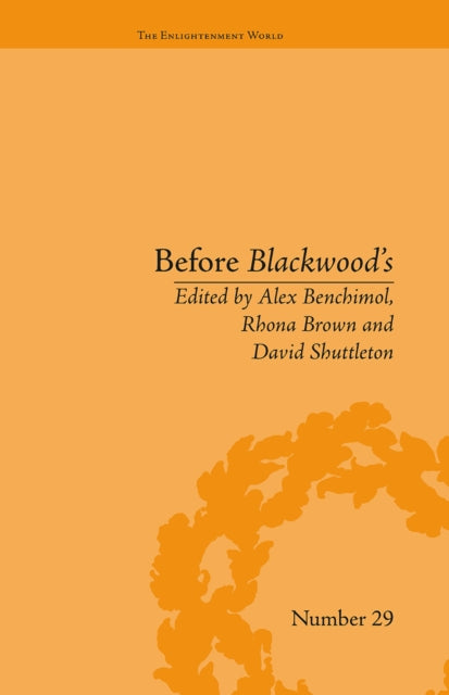 Book cover of: Before Blackwood's. By: Alex Benchimol