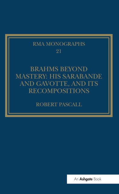 Book cover of: Brahms Beyond Mastery. By: Robert Pascall
