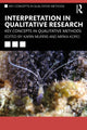 Book cover of: Interpretation in Qualitative Research