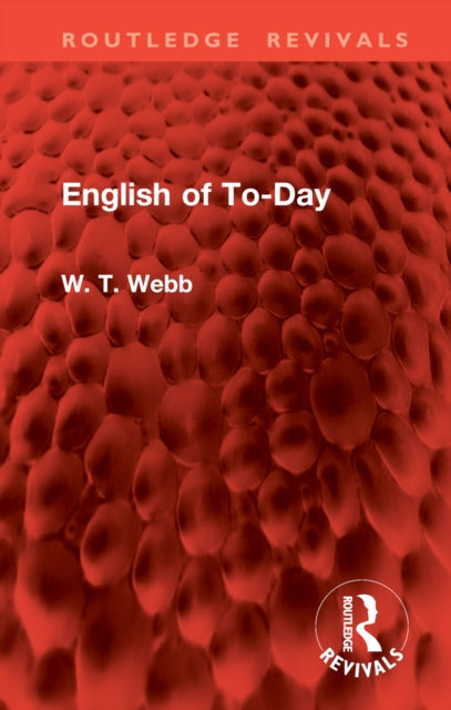 Book cover of: English of To-Day