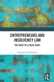 Book cover of: Entrepreneurs and Insolvency Law