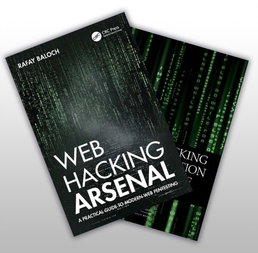 Book cover of: Web Hacking Arsenal and Ethical Hacking Set. By: Rafay Baloch