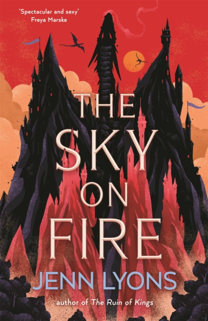 Book cover of: Sky on Fire. By: Jenn Lyons