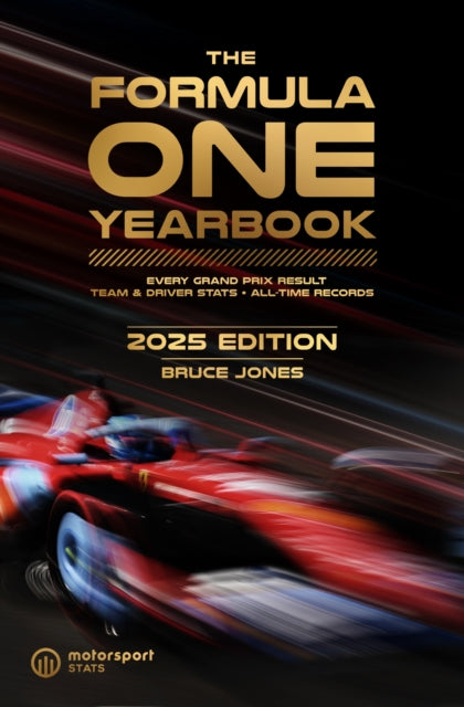 Book cover of: Formula One Yearbook 2025. By: Bruce Jones