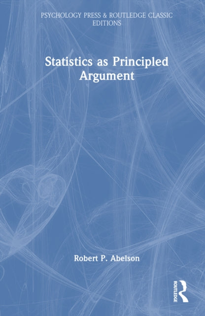 Book cover of: Statistics as Principled Argument