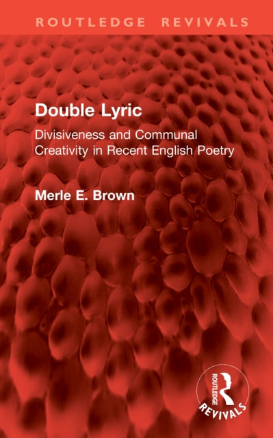 Book cover of: Double Lyric