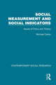 Book cover of: Social Measurement and Social Indicators