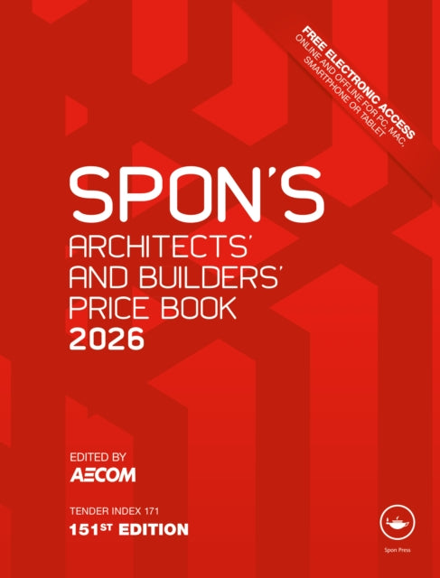 Book cover of: Spon's Architects' and Builders' Price Book 2026