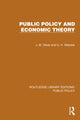 Book cover of: Public Policy and Economic Theory