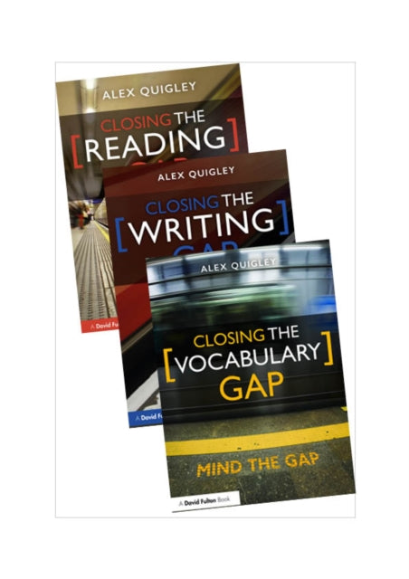 Book cover of: Alex Quigley Closing the Gap 3 Book Bundle