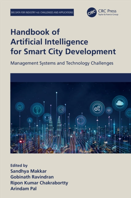 Book cover of: Handbook of Artificial Intelligence for Smart City Development