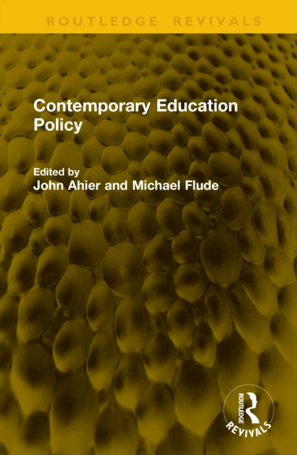 Book cover of: Contemporary Education Policy