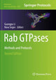 Book cover of: Rab GTPases. By: Guangpu Li