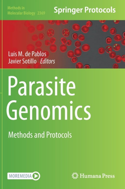 Book cover of: Parasite Genomics. By: Luis M. de Pablos