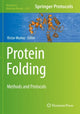Book cover of: Protein Folding. By: Victor Muñoz