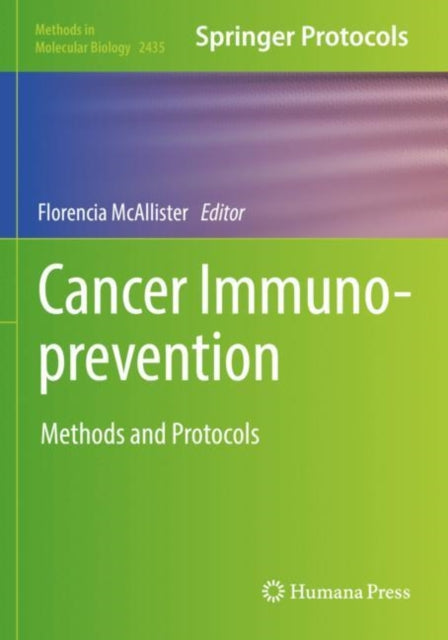 Book cover of: Cancer Immunoprevention. By: Florencia McAllister