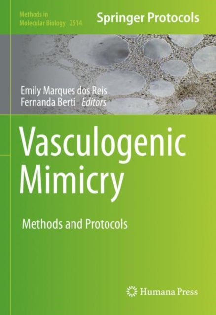 Book cover of: Vasculogenic Mimicry. By: Emily Marques dos Reis