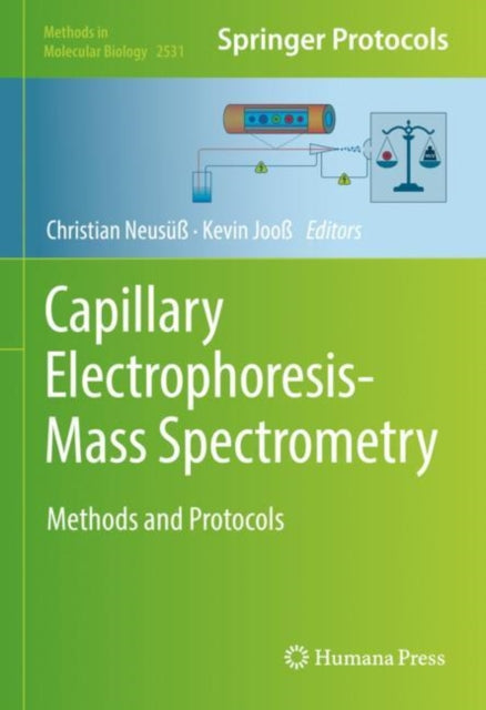 Book cover of: Capillary Electrophoresis-Mass Spectrometry. By: Christian Neusü&beta;