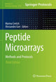 Book cover of: Peptide Microarrays. By: Marina Cretich