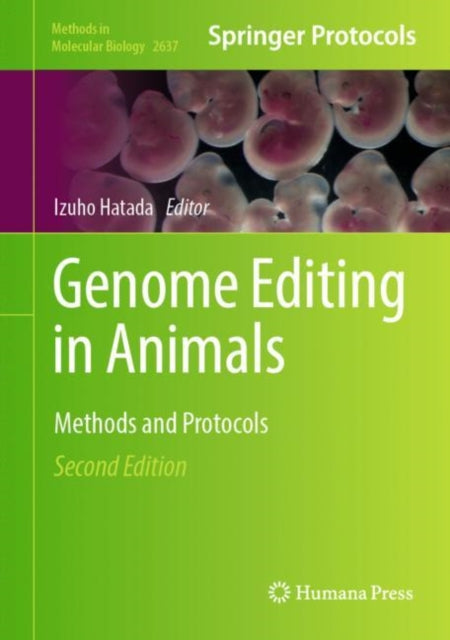 Book cover of: Genome Editing in Animals. By: Izuho Hatada