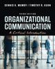 Book cover of: Organizational Communication. By: Dennis K. Mumby