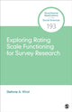 Book cover of: Exploring Rating Scale Functioning for Survey Research. By: Stefanie A. Wind