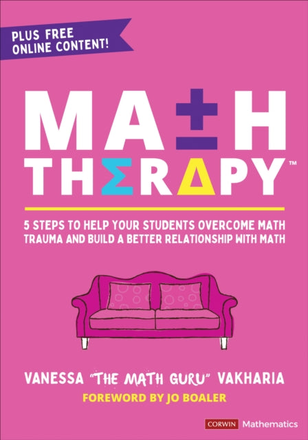 Book cover of: Math Therapy™. By: Vanessa Vakharia