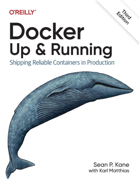 Book cover of: Docker - Up & Running. By: Sean Kane