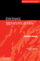 Book cover of: Electronic Signatures in Law. By: Mason, Stephen barrister