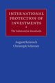 Book cover of: International Protection of Investments. By: August Reinisch