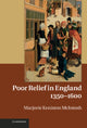 Book cover of: Poor Relief in England, 1350–1600. By: Marjorie Keniston McIntosh