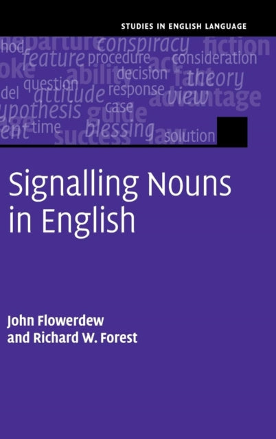 Book cover of: Signalling Nouns in English. By: John Flowerdew