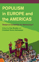 Book cover of: Populism in Europe and the Americas. By: Cas Mudde