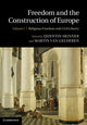 Book cover of: Freedom and the Construction of Europe. By: Quentin Skinner