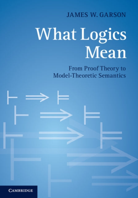 Book cover of: What Logics Mean. By: James W. Garson