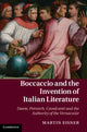 Book cover of: Boccaccio and the Invention of Italian Literature