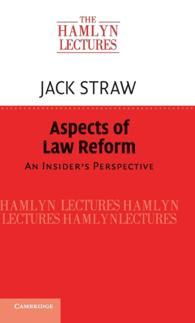 Book cover of: Aspects of Law Reform. By: Jack Straw