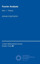 Book cover of: Fourier Analysis: Volume 1, Theory. By: Adrian Constantin
