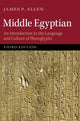 Book cover of: Middle Egyptian. By: James P. Allen
