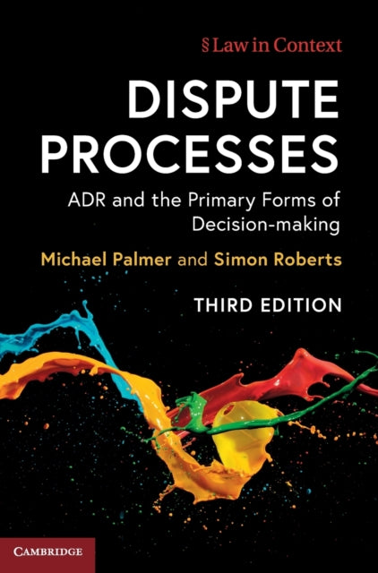 Book cover of: Dispute Processes. By: Michael Palmer