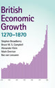 Book cover of: British Economic Growth, 1270–1870. By: S. N. Broadberry
