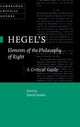 Book cover of: Hegel's Elements of the Philosophy of Right. By: David James