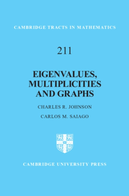 Book cover of: Eigenvalues, Multiplicities and Graphs. By: Charles R. Johnson