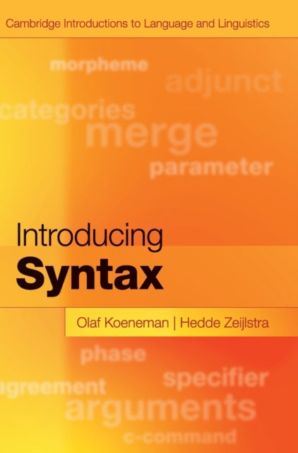 Book cover of: Introducing Syntax. By: Olaf Koeneman