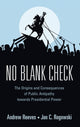 Book cover of: No Blank Check. By: Andrew Reeves