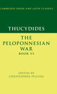 Book cover of: Thucydides: The Peloponnesian War Book VI. By: Christopher Pelling