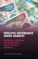 Book cover of: Effective Governance Under Anarchy. By: Tanja A. Börzel