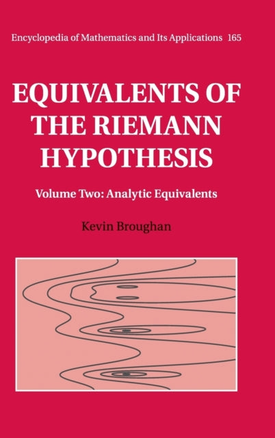 Book cover of: Equivalents of the Riemann Hypothesis: Volume 2, Analytic Equivalents